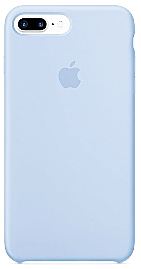 Чехол Silicone Case для iPhone 7/8 Plus светло-голубой